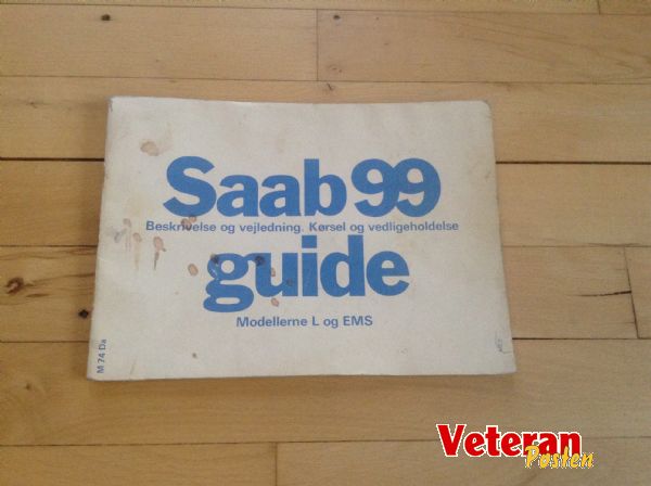 Saab 99 instruktionsbog Saab 99